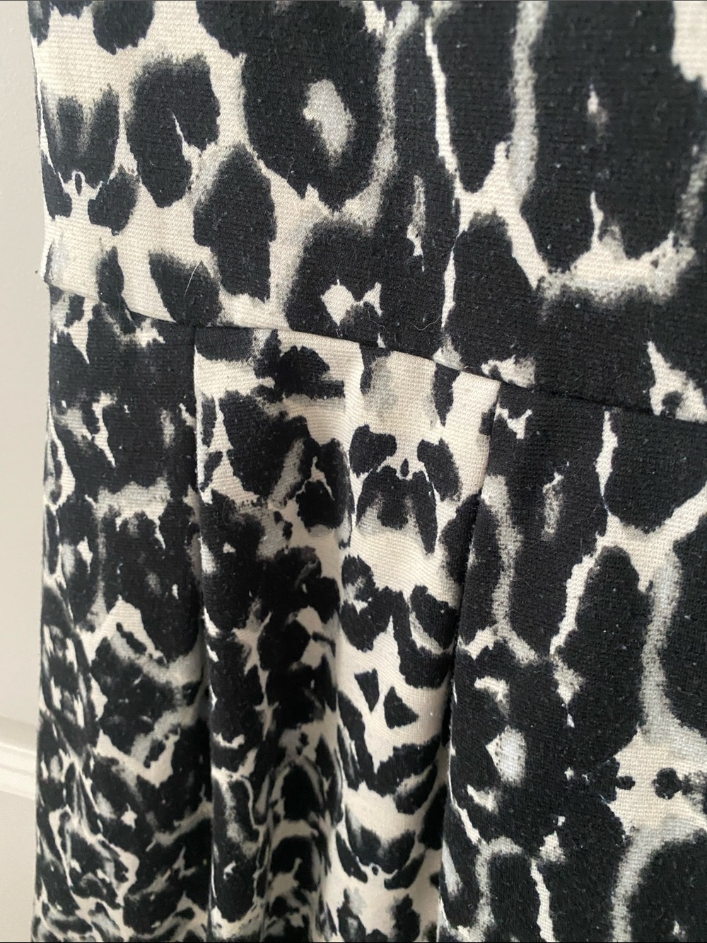 Mossimo Supply Co. Black and White Leopard Print Sleeveless Dress - Picture 5 of 7